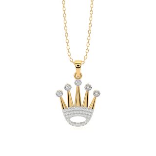 The Crown Diamond Pendant